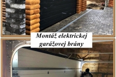 Montáž elektrickej garážovej brány